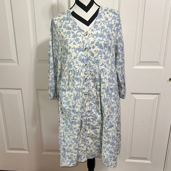 ROOLEE Floral Button-Down Dress - Picture 1 of 7